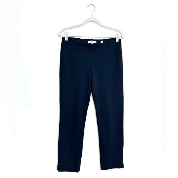 Vince Stitch Front Seam Slim Fit Ponte Pant in Coastal Blue - Picture 7 of 12